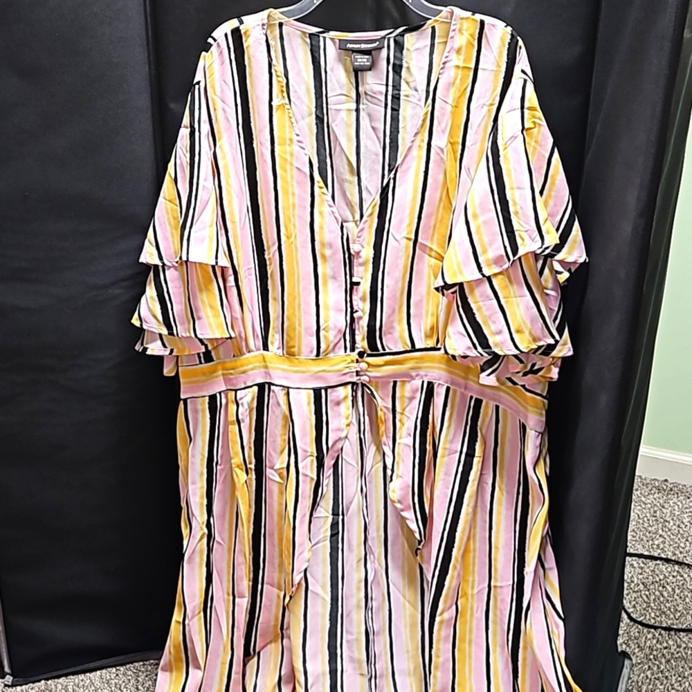 Ashley Stewart high low duster